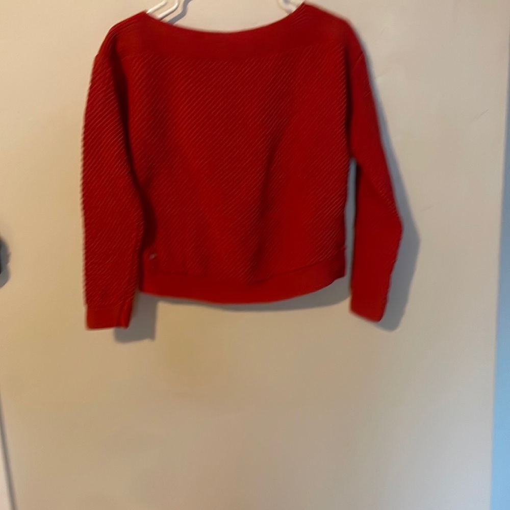 Lauren 100% percent cotton sweater. Very comfortable with a very nice weave.